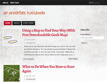 Tablet Screenshot of myadventureplayground.com